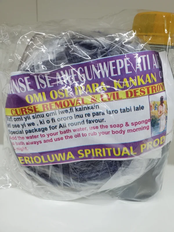 Curse Remover & Evil Destroyer Spiritual Soap Kit.