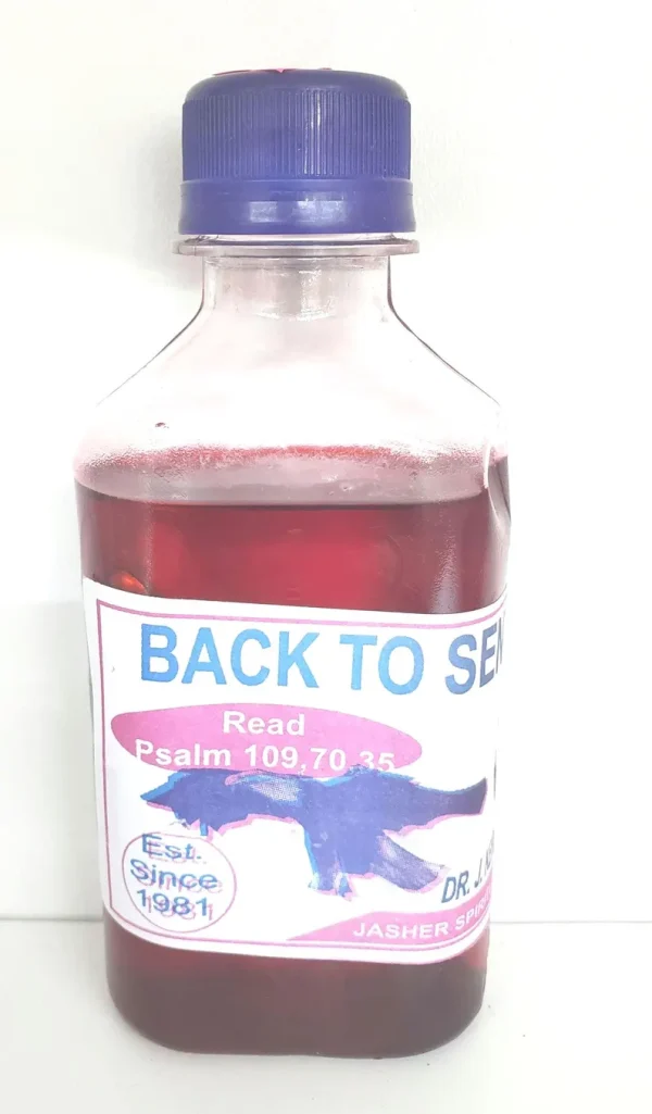 Back to sender spiritual oil.