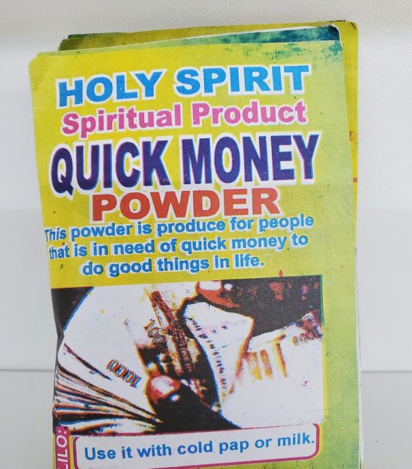 Quick Money Spiritual herbs Powder.