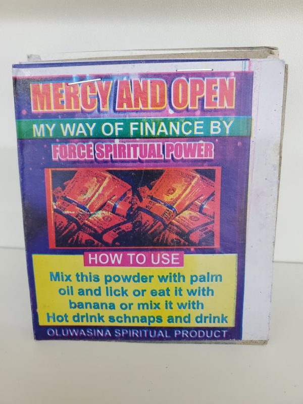 Mercy and Open my Way of Finances.