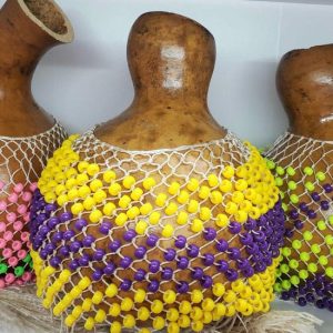 Nigeria Shekere/Shaker with beaded.