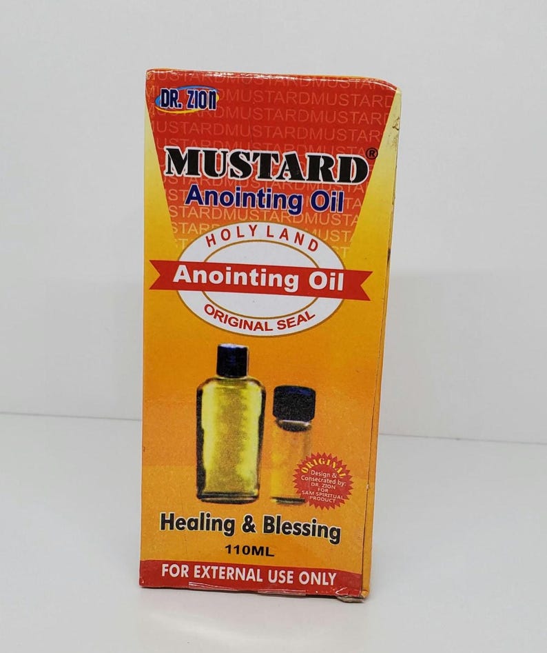 Mustard Anointing Oil Healing & Blessing.